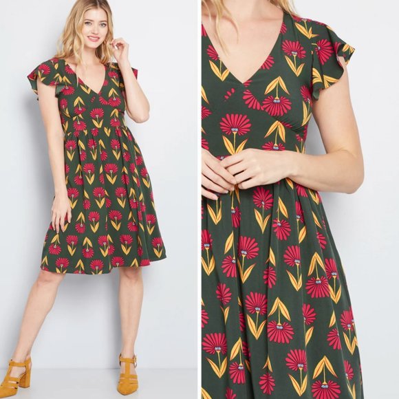 ModCloth Truly You Short Sleeve Dress - Picture 4 of 12